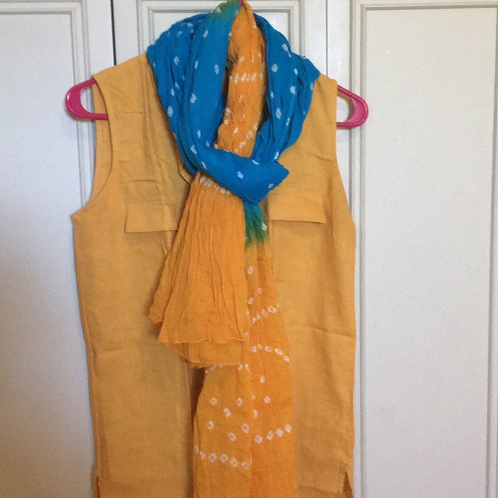 Cotton scarf - Picture 4 of 7